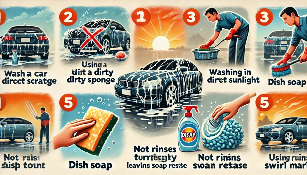 5 Common Car Washing Mistakes