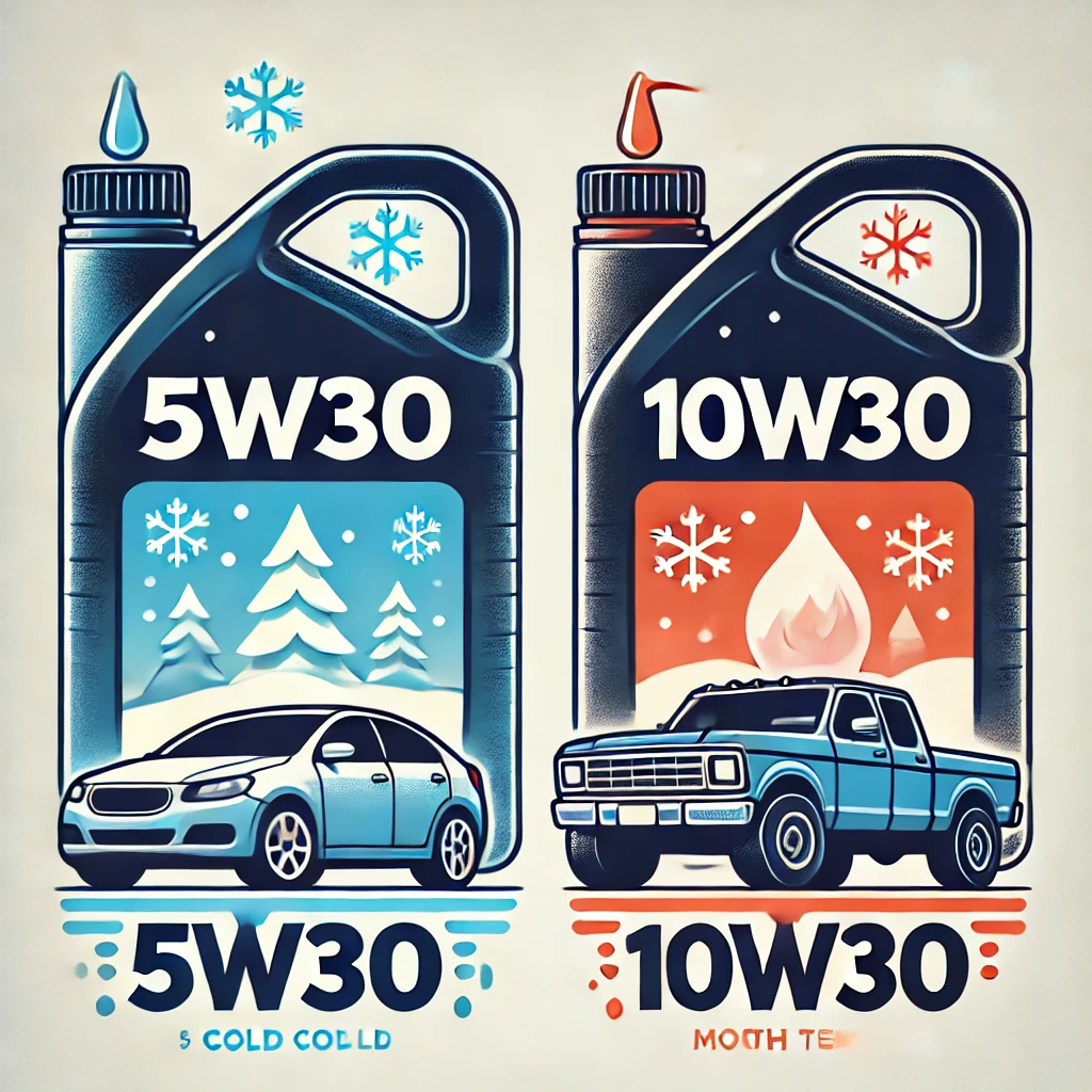 Differences Between 5W30 and 10W30 Oil